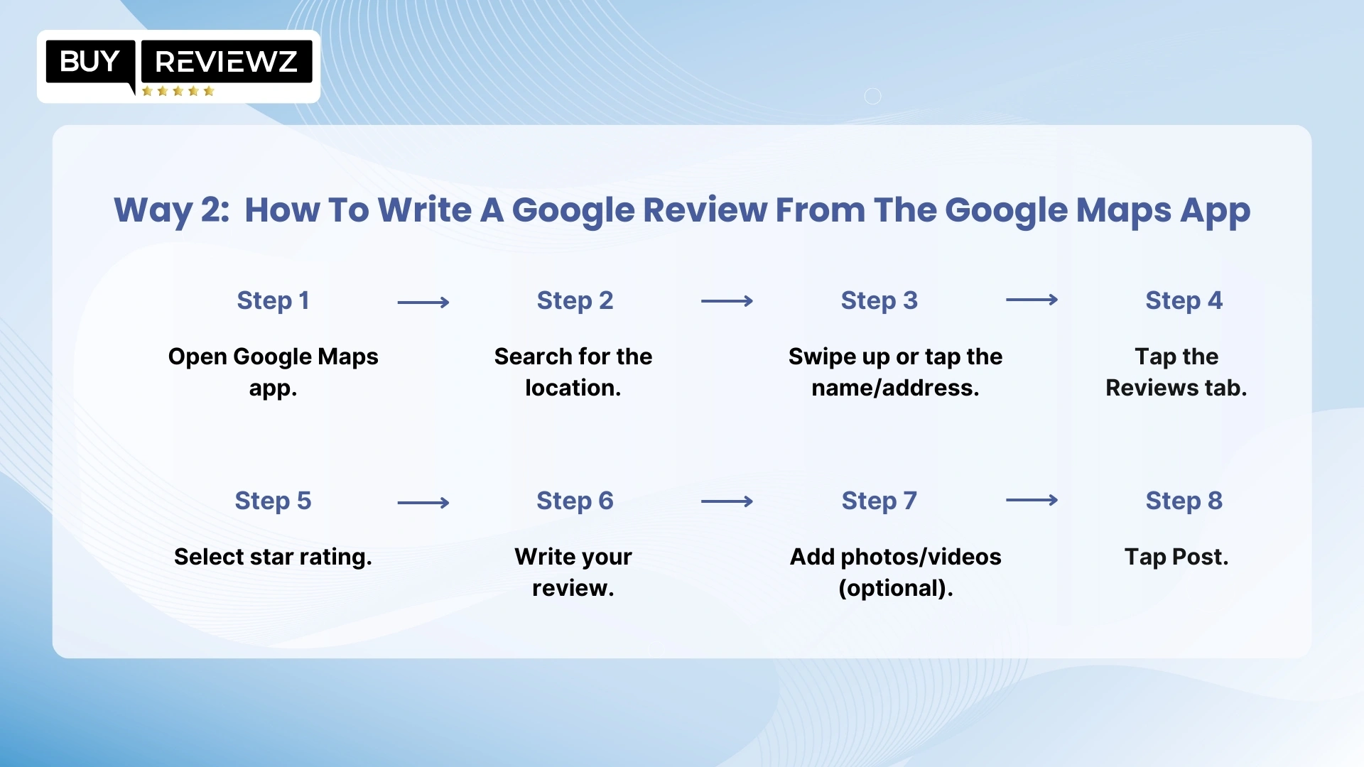 Write A Google Review From The Google Maps App